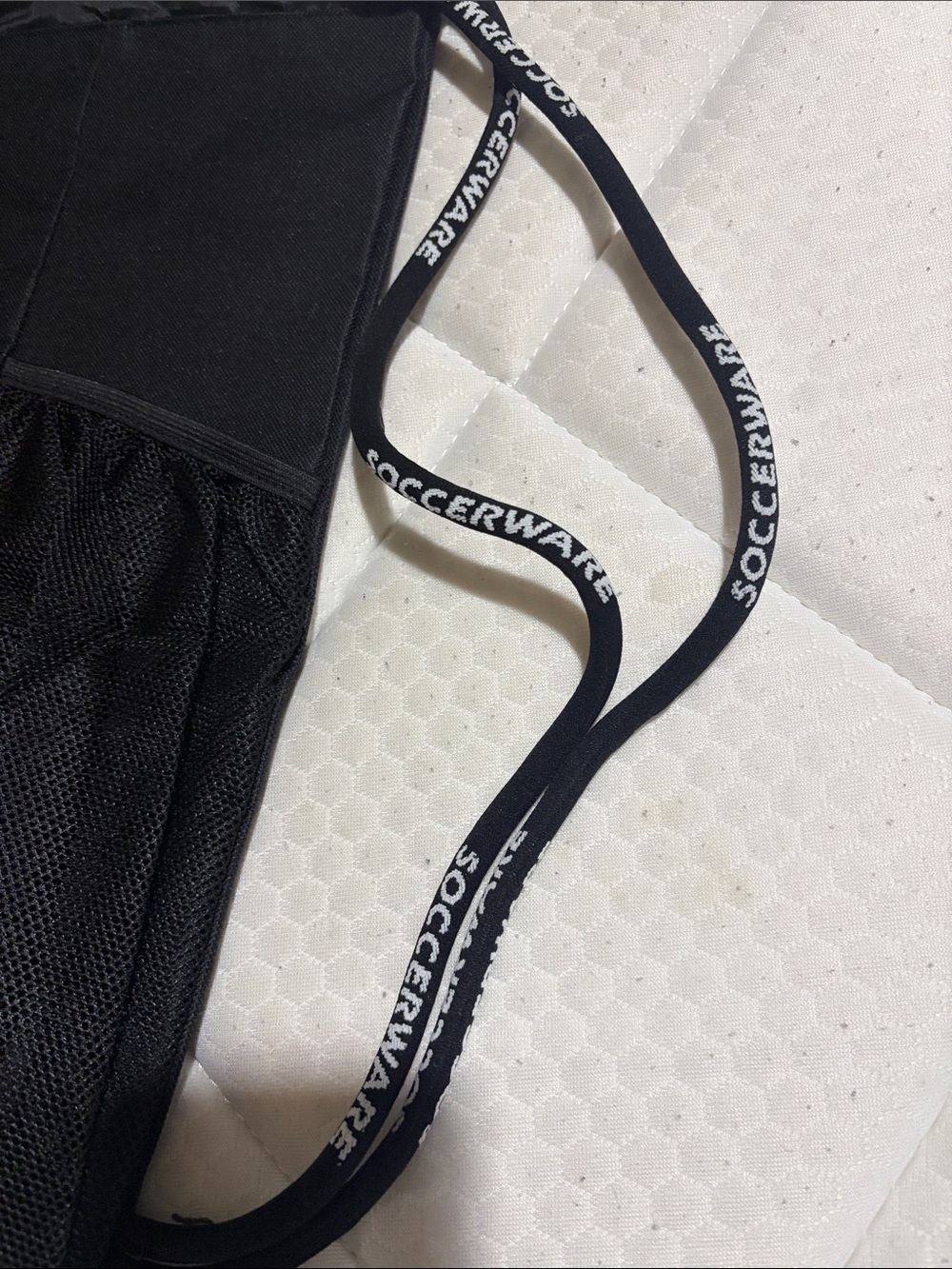 Soccerware Black Drawstring Backpack - - Picture 5 of 6